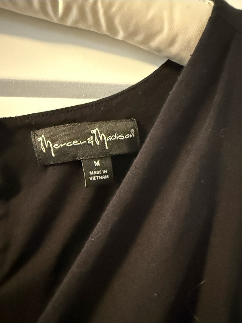 mercer & madison Black Sleeveless V-Neck Mini Dress - Picture 8 of 8